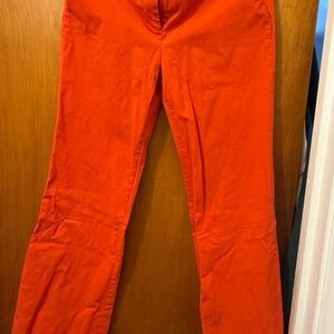 J. Crew Bright Orange Pants